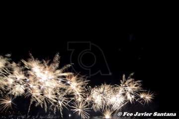 Los fuegos de Melenara 2018 (Foto Francisco Santana Ravelo)